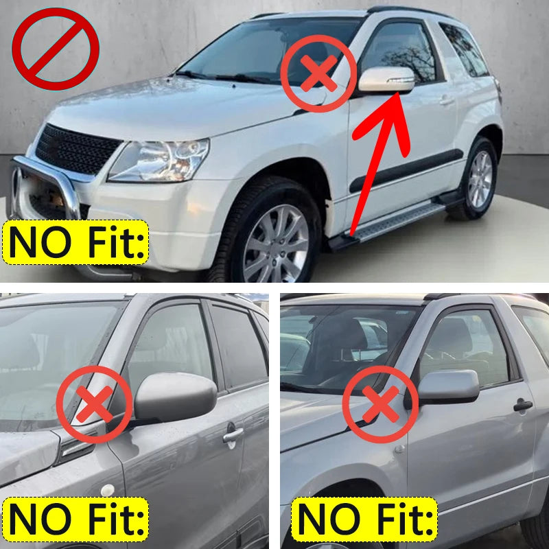 For Suzuki Vitara S-Cross 2016 2017 2018 Rearview Mirror Shell Cover  Rear Cover of Rearview Mirror