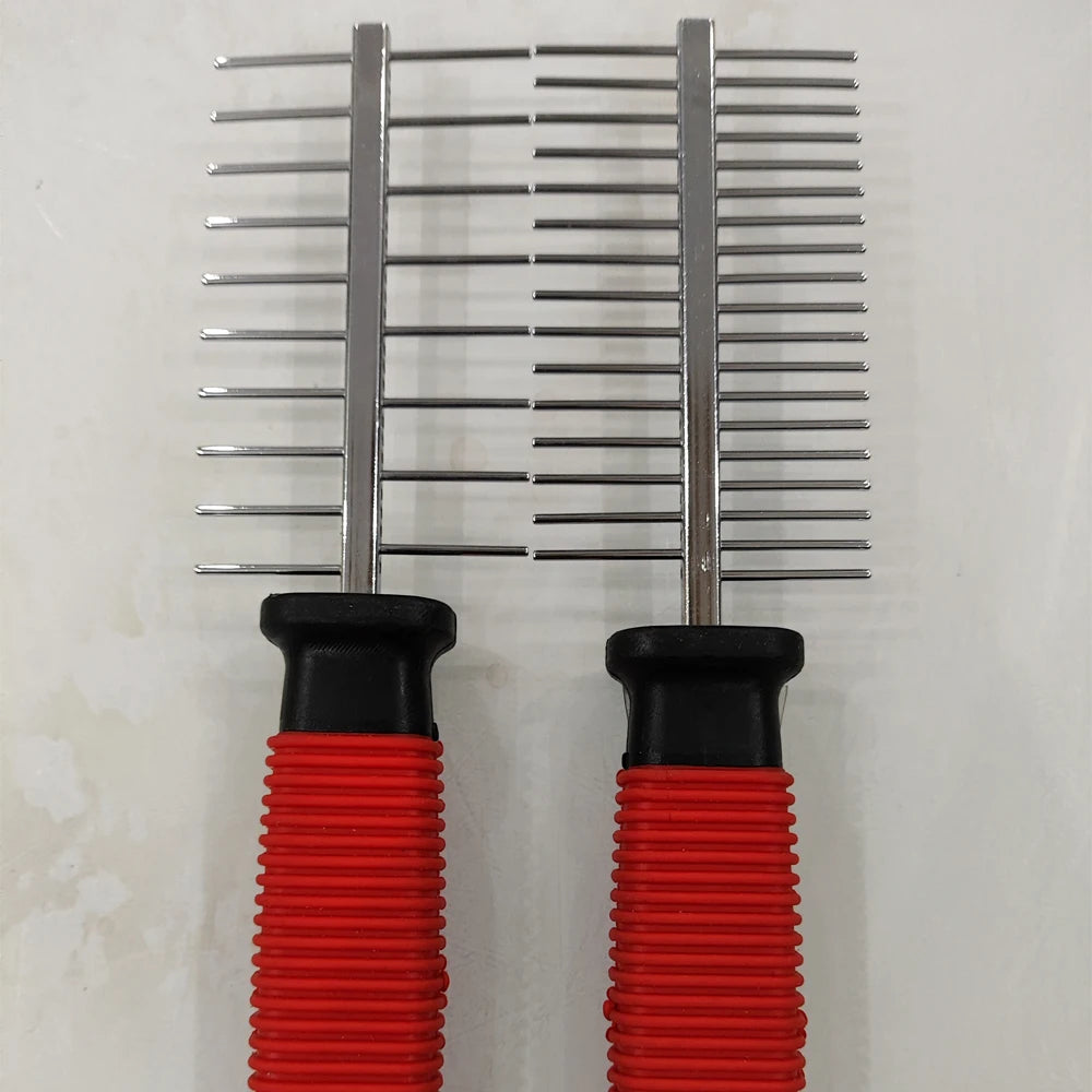 Two Pieces Keratin Tips Shaping Comb For Bulk Making Flat Tips Hair Extension By Keratin Pro Tools