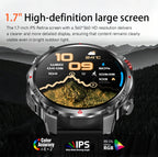 2026 New Fashion Luxury 1100mAh Battery 1.7-inch HD Screen Compass Wireless Call Flashlight 100+Sports Outdoor Sports smart