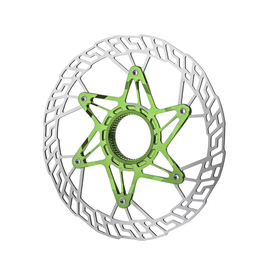 Chaser New 6-ULTRA G2 Ultralight Center Lock Disc Brake Discs Road Bike Gravel Disc Brake Disc 160/140mm Without Locking Cover