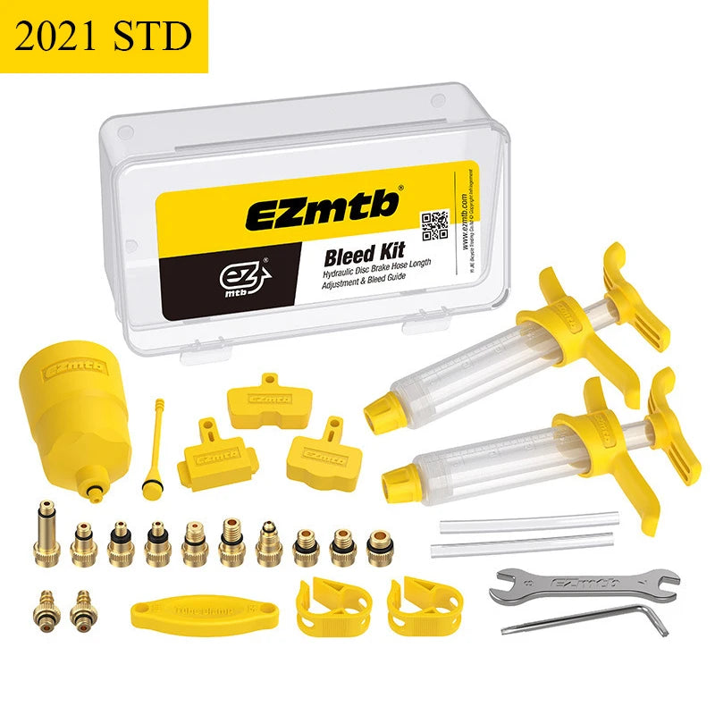 Bicycle Hydraulic Disc Brake Oil Bleed Kit Tools Ezmtb 2022 PRO For SHIMANO, SRAM, Avid, MAGURA 2021 Road MTB Bike Repair Tool
