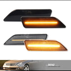 For Mercedes Benz CLS-Class W219 C219 2006-2011 2PCS Led Bumper Turn Signal Lights Side Marker Lamp OEM#2198200321