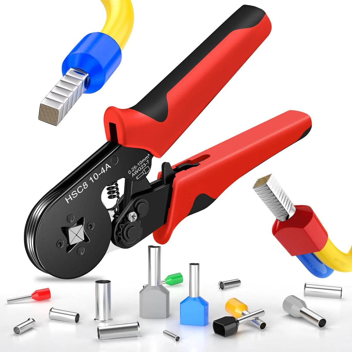 Electrical Tube Insulated Terminal VE Tubular Crimp Terminals Wire Cable Connector Ferrules Terminal Connectors Kit