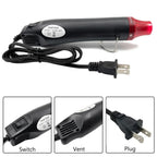 Mini Hot Air Heat Gun for DIY Crafts Portable Heat Air Gun Tool for Embossing Shrink Wrapping Drying Paint 220V/110V 300W