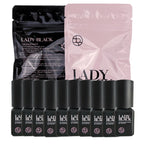 5/10 Bottles 5ml Lady Black Eyelash Extension Glue Sky Zone Strong Fast Drying False Eyelashes Glue Adhesive Low Irritation