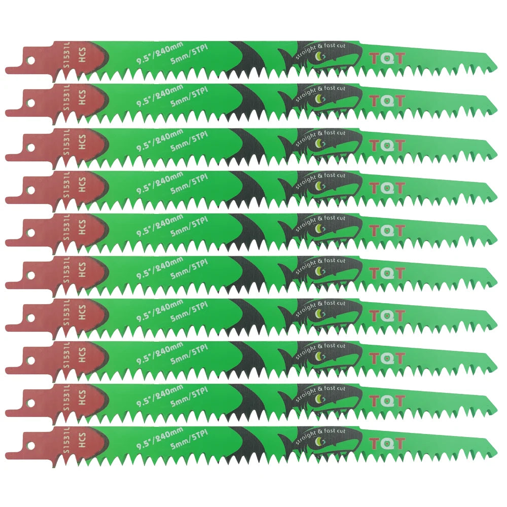 5-Piece S1531L Reciprocating/Sabre Saw Blade Set for Wood, Logs & Branch Cutting, Multi-Purpose Pruning Blades for Garden and De [Likely Incomplete, Needs Context for Full Translation]