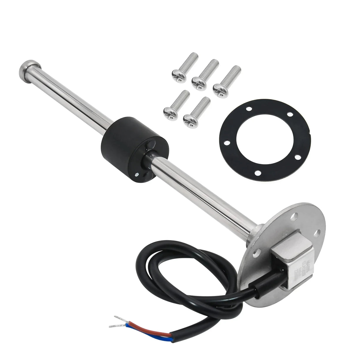 0-190 Ohm Water Level Sensor 52mm Water Level Gauge with 7 Color LED Water Tank Meter Indicator Petrol Boat Car 12V24V Custom