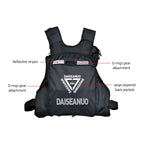 Daiseanuo Men Professional Multi-functional Life Fishing Vest Outdoor Sports Fishing Tackle Fly Swimming Adjustable Buoyant Vest