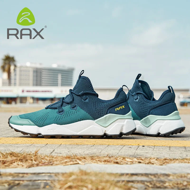 RAX Outdoor Breathable Hiking Shoes Men Lightweight Walking Trekking Wading Shoes Sport Sneakers Men Outdoor Sneakers Male