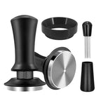 Coffee Tamper Spring Espresso Tamper 51mm 53mm 58mm Coffee Tampers and Coffee Stirrer Stainless Steel Tampers Coffee Accessories