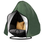 Waterproof Patio Hanging Egg Chair Cover Windproof Swing Egg Chair Cover Egg Chair Slipcover With Zipper and Adjustable Hem Cord