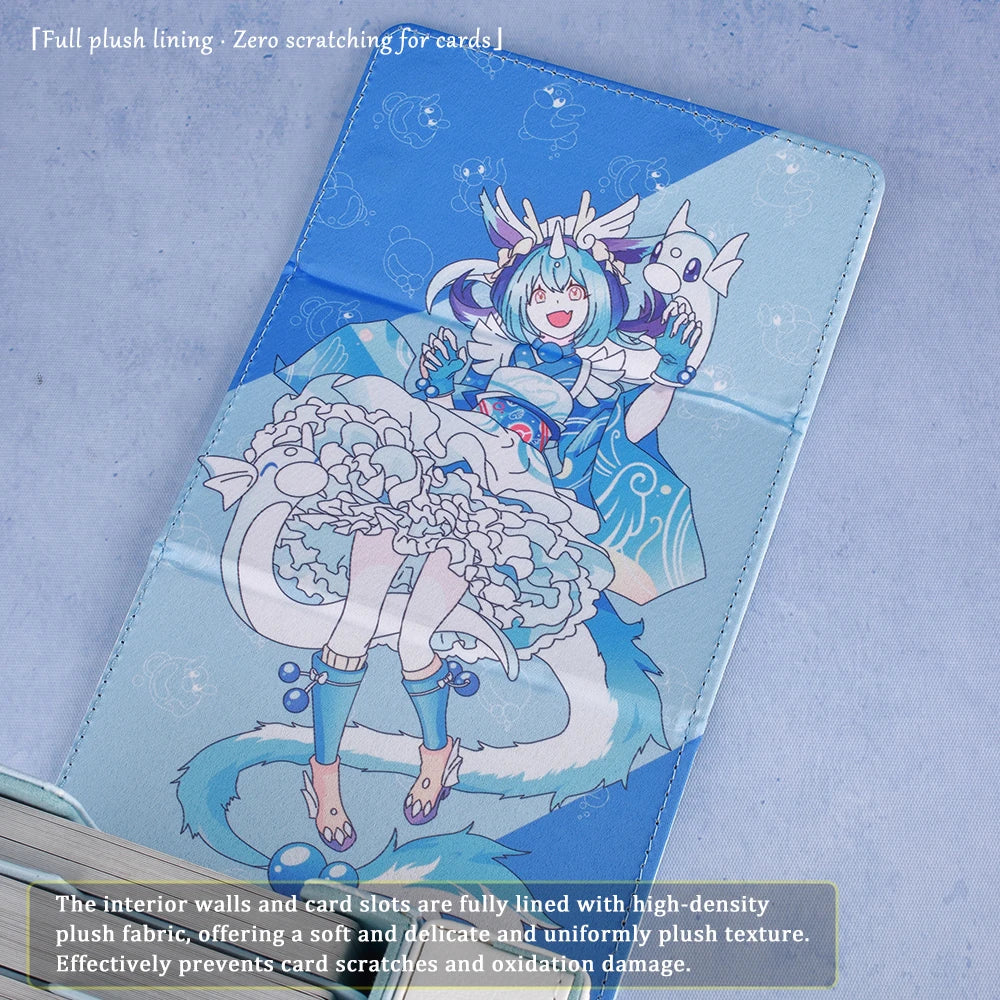 Laundry Dragonmaid Dragonite Deck Box Dicewinder for YGO PTCG,Fits 100 Double-Sleeved Cards,Dice Tray Card Storage Box TCG OPCG