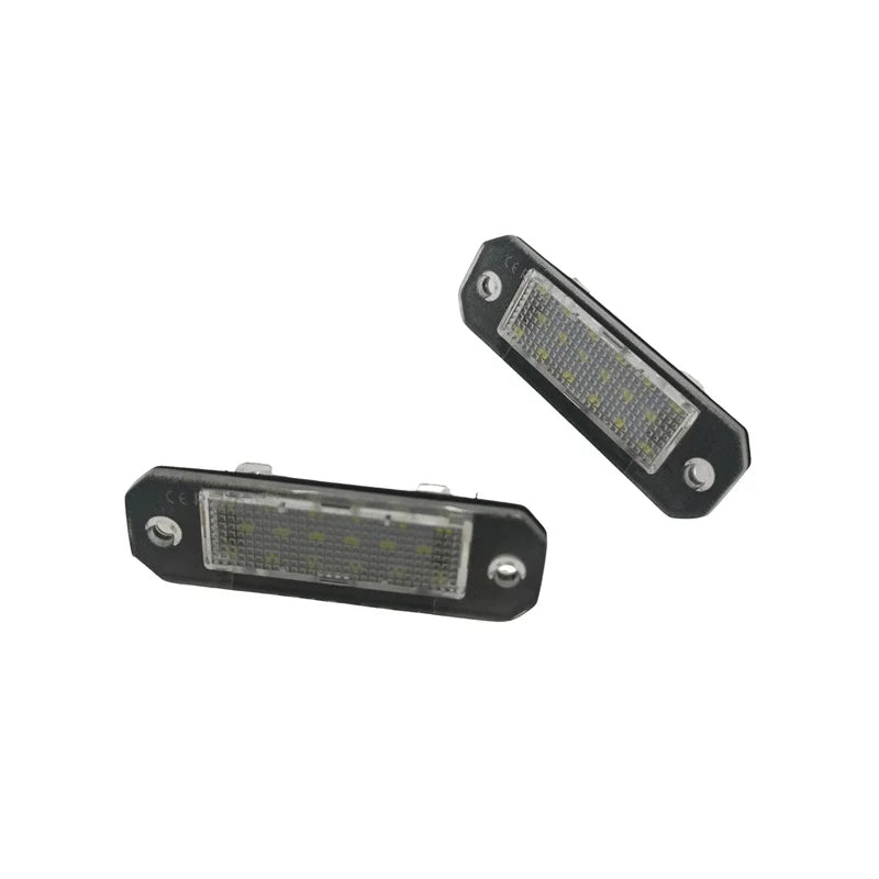 2Pcs For VW Transporter T5 2003-2015 T6 For Caddy 2004-2017 Tail White LED License Plate Light Number Plate Lamp Assembly
