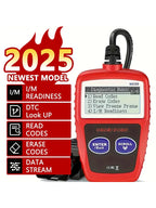 MS309 OBD2 Scanner Diagnostic Code Reader, Check Engine Fault Code Tool, Red/Black