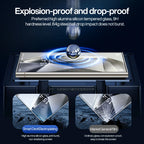 SmartDevil Tempered Glass for Samsung S26 Ultra S25 Ultra S24 Screen Protector Full Cover Anti-fingerprint HD Tempered Film