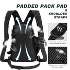 Fishing Backpack Tackle Sling Bag - Fishing Backpack with Rod Holder - Tackle Box Fly Fishing Gifts for Men Women