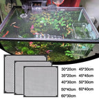 Durable Magnetic Fish Tank Lid Cover DIY Easy Installation Aquarium Anti-jump Net Turtle Tank Net Aquarium