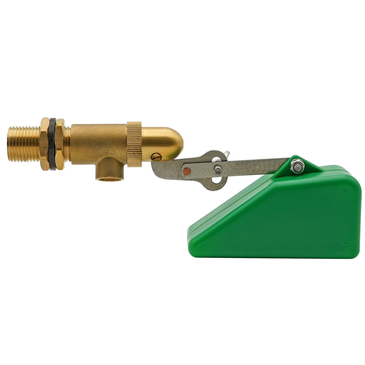 1/2 Inch Brass Valve with Plastic Float Copper Water Float Valve Adjustable Arm Automatic Fill Water Tank Water Level Control