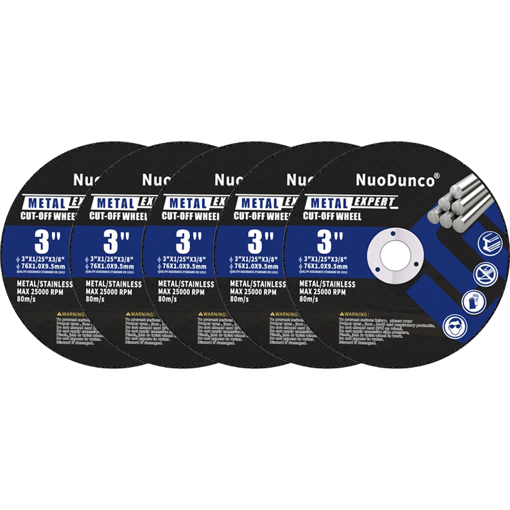 76mm Metal Cutting Disc for Angle Grinder 9.5mm Bore Cut off Wheel Stainless Steel Sanding Grinding Saw Blade for Metal