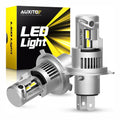 AUXITO H4/9003/HB2 LED Headlight Bulbs Hi/Lo Beam 6000K Cold White 2pc Canbus