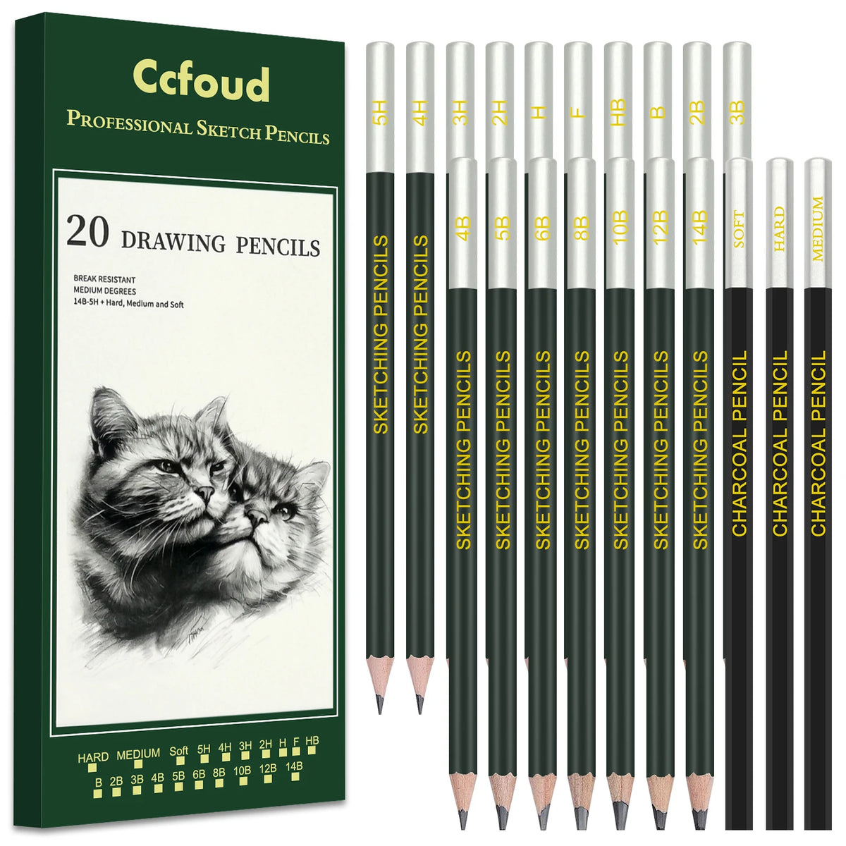 12/20/25/54/70 pcs Drawing Sketching Coloring Set Drawing Pencils & Sketching Kit Art Tool Kit Professional Art Supplies Set