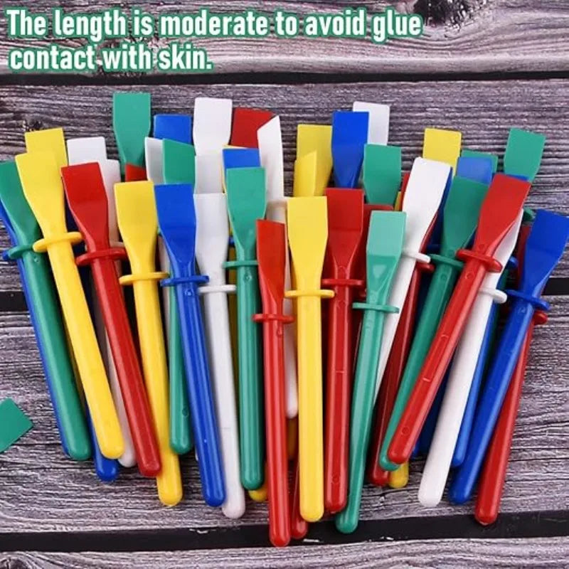 Handheld Glue Spreaders Leather Glue Brush Portable Glue Smear Sticks Applicator DIY Art Craft Paintings Scrapers Gluing Tools