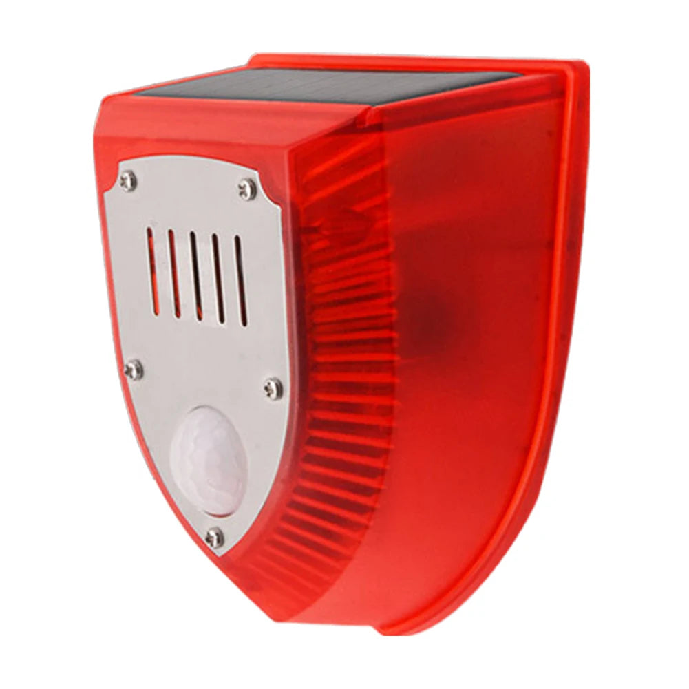 Solar Alarm Animal Repellent Anti-wild Boar Drive Professional Alarmanti-theft Flashing Remote Control Siren Sensor Alarm Light