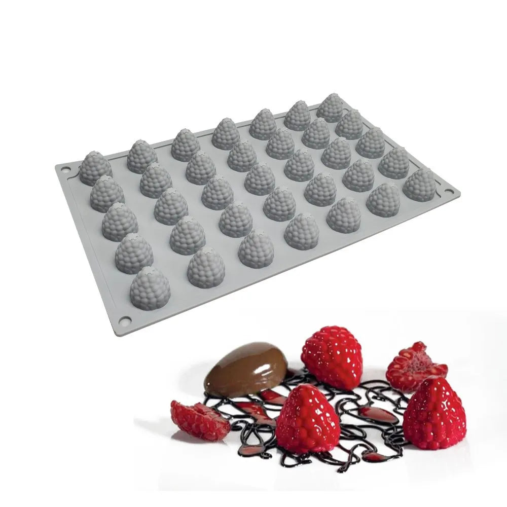 Chestnut Raspberry Peanut Mushroom Silicone Mold Fondant Cake Mold DIY Cheeses Chocolate Cake Decoration Accessories Bakeware