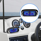 2 In 1 LCD Car Digital Oil Pressure Gauge Water Temp Meter 1/8 NPT Oil Pressure sensor  Water Temperature Sensor 10mm