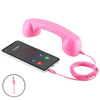 Retro Telephone Receiver Type-C 3.5mm Microphone Handset Directly Plug Into Mobile Phone Handset For Mobile Phones