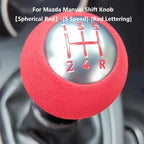 Brand New Suede 5 Speed 6 Speed Manual Shift Knob For Mazda 6 Atenza For Mazda 3 Axela Mazda 8 5 CX-5 CX-4 MX-5 MX5