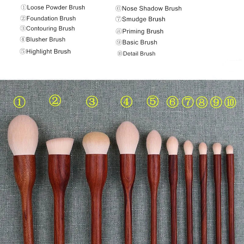 10PCS Brushes Set