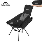 Naturehike 2024 New Camping Chairs Stable High Load Ultralight High Back Moon Chair Outdoor Portable Travel Fishing Chair