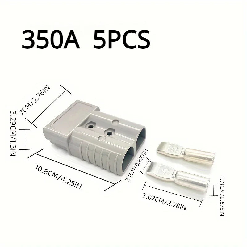 5/10pcs 50A/120A/175A/350A Anderson Style Plug Connectors 12-24V DC Power Tool Power Charger Battery Electronic Accessories