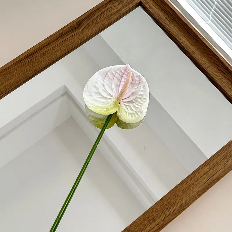 5/10/20pcs 3D Printed Anthurium Artificial Flower Flamingo Palm Wedding Hall Layout Wedding Home Decoration Artificial Flower