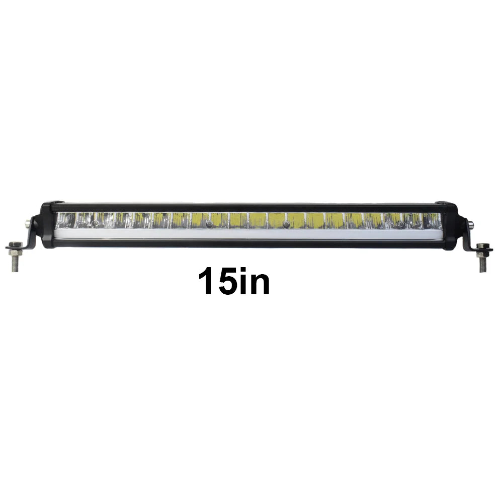 JANLN7 LED Light Off Road Driving Bar Spotlight 21“ 15” 9“ App AI RGB DRL Car Truck SUV ATV UTV Boat 150W 100W 50W 12V 24V