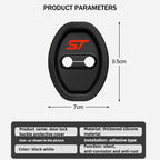 4 pcs Extendable Silicone Car Door Lock Covers Waterproof Rust-proof Protection For ST Line ST MK3 MK5 Puma Fiesta Focus MK4 Car