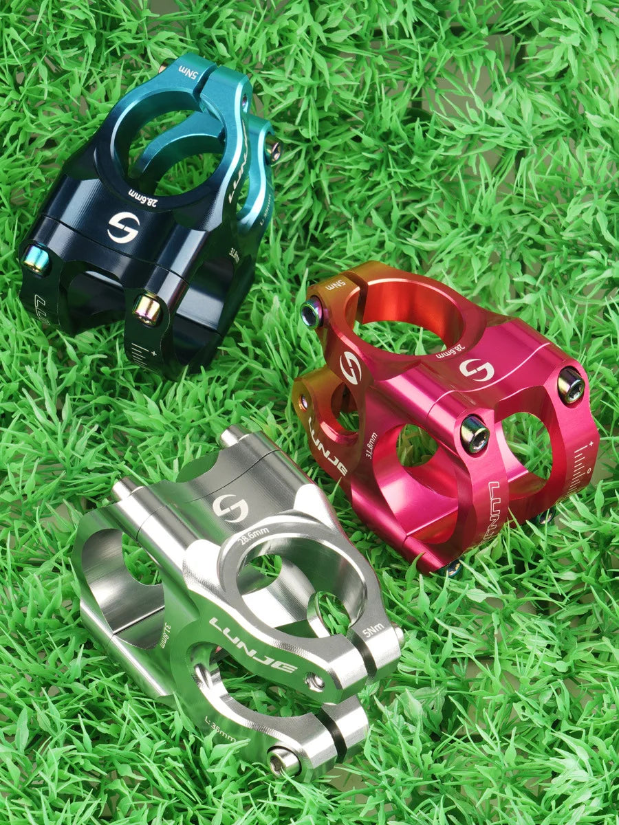 CNC MTB Stem 31.8 Ultralight Handlebar Stem 35mm Aluminum Alloy Road Mountain Bike Bridge Cycling Short Stem Bicycle Accessories