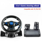 DATA FROG Racing Steering Wheel Vibration Controller Gaming Simracing Car Pedal For Switch  PS2 PS3 PS4 Xbox One PC