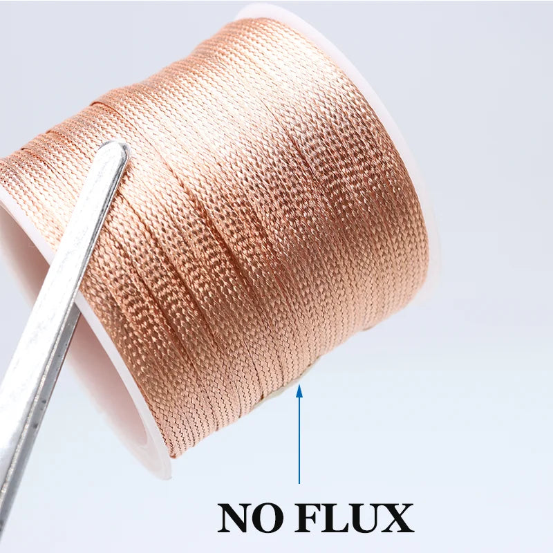 Copper Wick Solder Weld Wire 6/8/10/15/20M RoHS Solder Remove Welding Wick Electrical PCB Phone BGA Soldering Removal Braid Tool