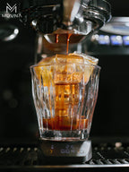 MUVNA-Mini Escala Espresso Eletrônico Exact 0.1g, Alta Precisão,Pesando LED, Balança de Café Portátil, Pó Recebendo Cup, 0.1g