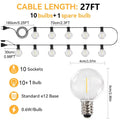 27FT 8M 10LED / EU Plug
