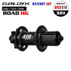 GOLDIX GDR370 ROAD Bicycle Hub 6-bolt Disc Brake Sealed Bearing J-Bend 28/32 Holes Ratchet 36T Hub for Shimano HG 11S SRAM XDR
