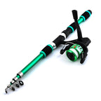 Ultra short rod wheel set 1.8m children's fishing rod and gear set