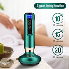 6 Gear Electric Cupping Massager Vacuum Suction Cup GuaSha Anti Cellulite Beauty Health Scraping Heat Body Slimming Massage