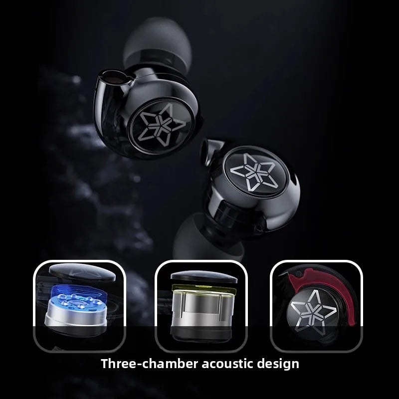 FiiO FH11 In-Ear Wired Earphones, Black, 0.78mm 2-Pin Detachable Cable HiFi
