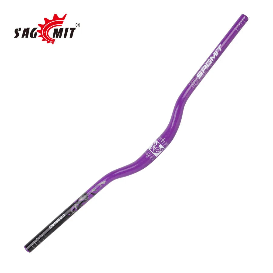 Mtb Handle Bars Purple Black Grey Gold Red Aluminum Alloy Rise 60mm 780mm Riser Bar Length 31.8mm for Fixed-gear MTB BMX Bicycle