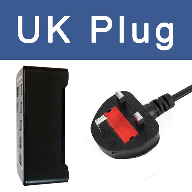 UK Plug / 15-Port USB(100W)