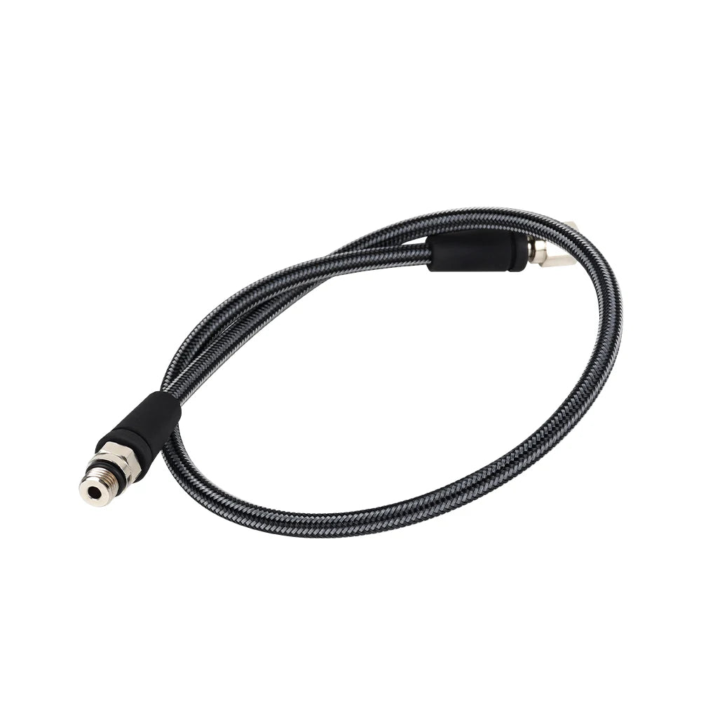 DIDEEP Diving Carbon Fiber Braided High Pressure Tube, Scuba Diving Residual Pressure Hose, Can Be Connected to Pressure Sensor