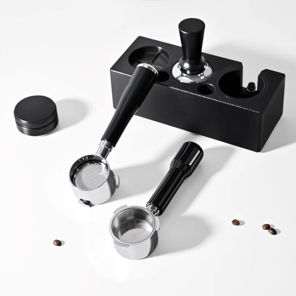 51mm Coffee Bottomless Portafilter With Filter Basket For Homix H11 Oster Cecotec Hibrew Espresso Machine Handle Cafe Tools